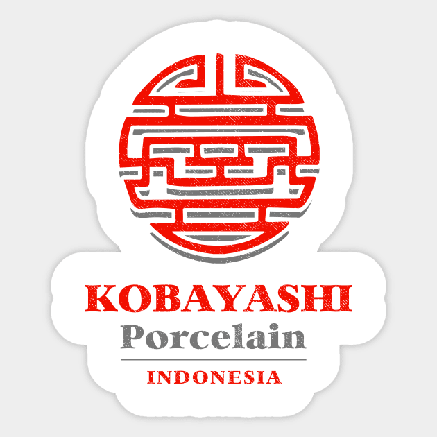 Kobayashi Porcelain Sticker by dumbshirts